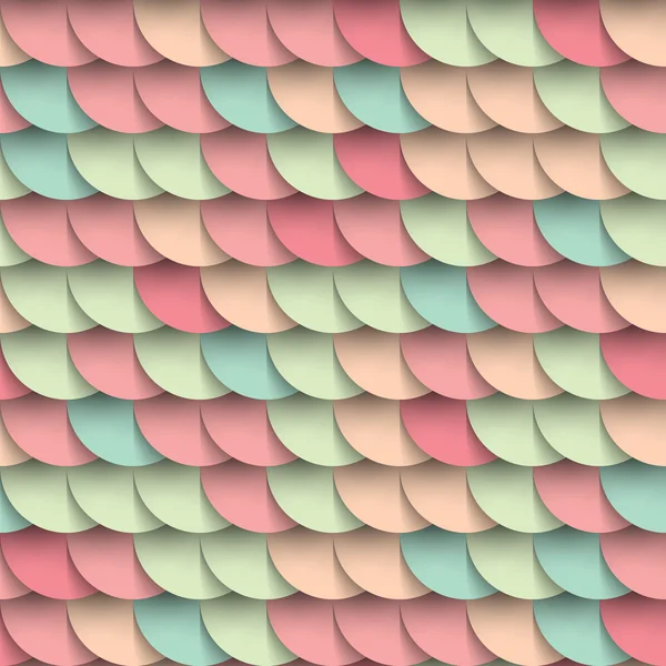 Pastellfärger cirklar seamless mönster — Stock vektor