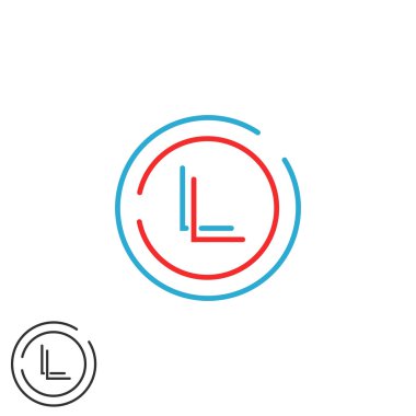 LL letters logo clipart