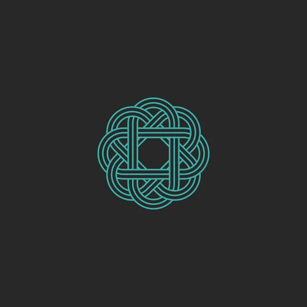 Logotipo geométrico sagrado — Vector de stock