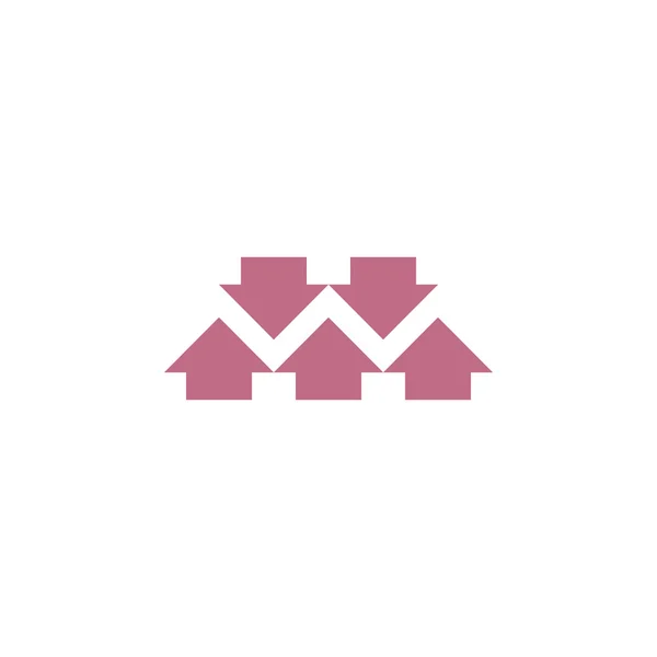 Abstraites flèches logo — Image vectorielle