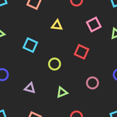 Memphis tarzı seamless modeli