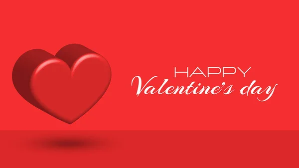 Happy Valentines Fête Scène Festive Pour Carte Vœux Avec Texte — Image vectorielle