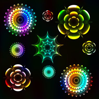 soyut çiçek arka plan