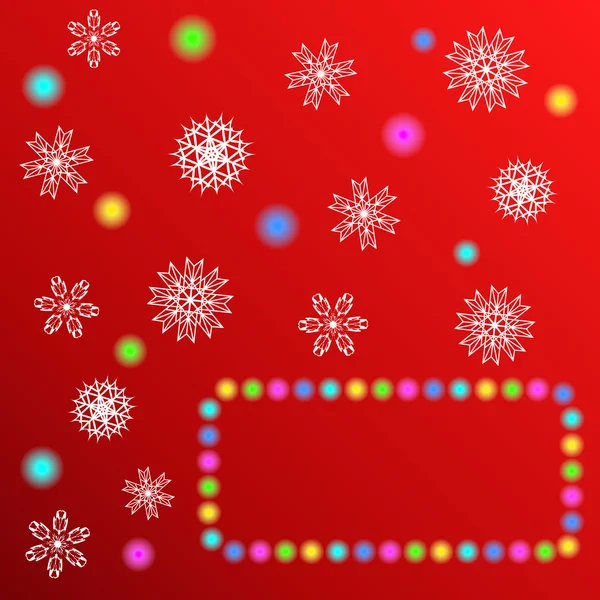 Ragyogó karácsonyi fények — Stock Vector