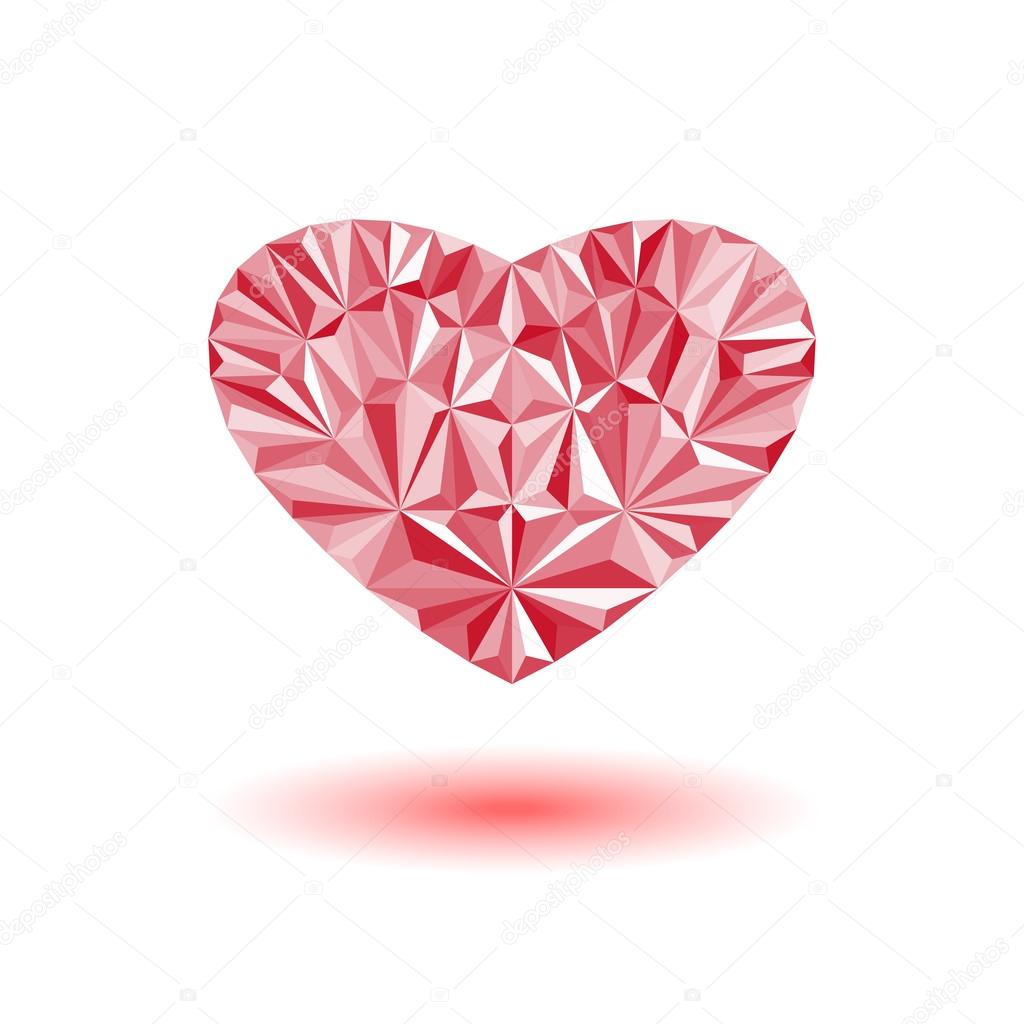 Valentine Est Carte Journaliere 3d Coeur Des Triangles Image Vectorielle Uasumy C Valentine Est Carte Journaliere 3d Coeur Des Triangles Image Vectorielle Uasumy C