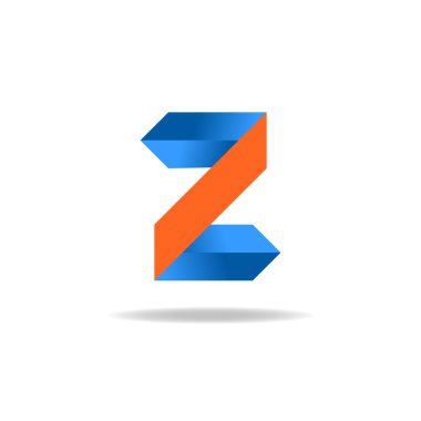 Z harfi Web sitesi logo, tasarım öğesi