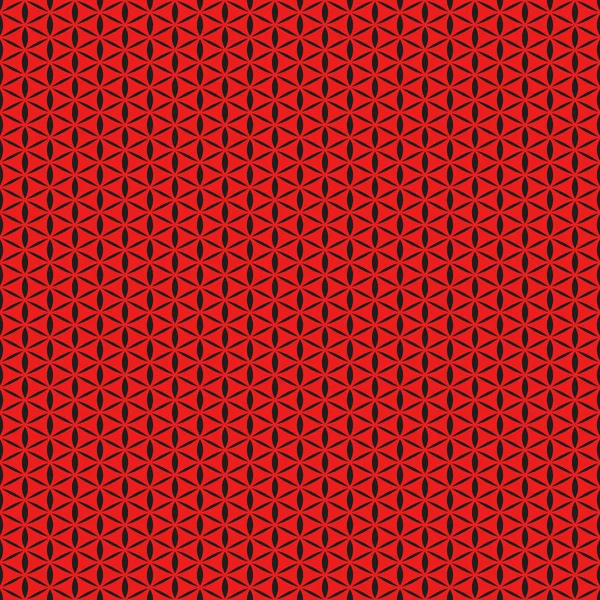 Red seamless background, abstract geometric perforation — Stock Vector