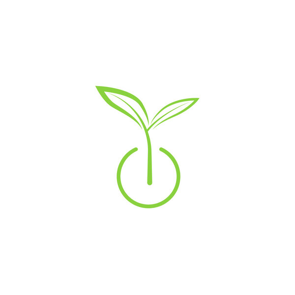 Sprout mockup eco logo