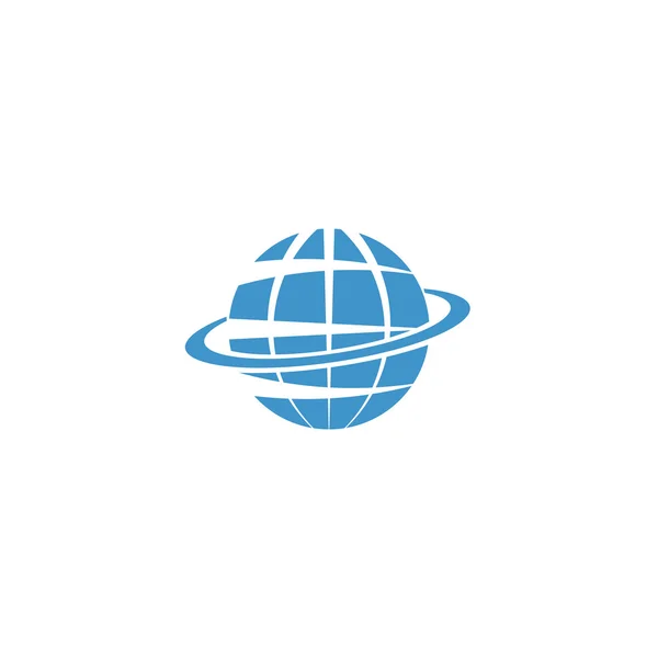 Logotipo globo maqueta — Vector de stock