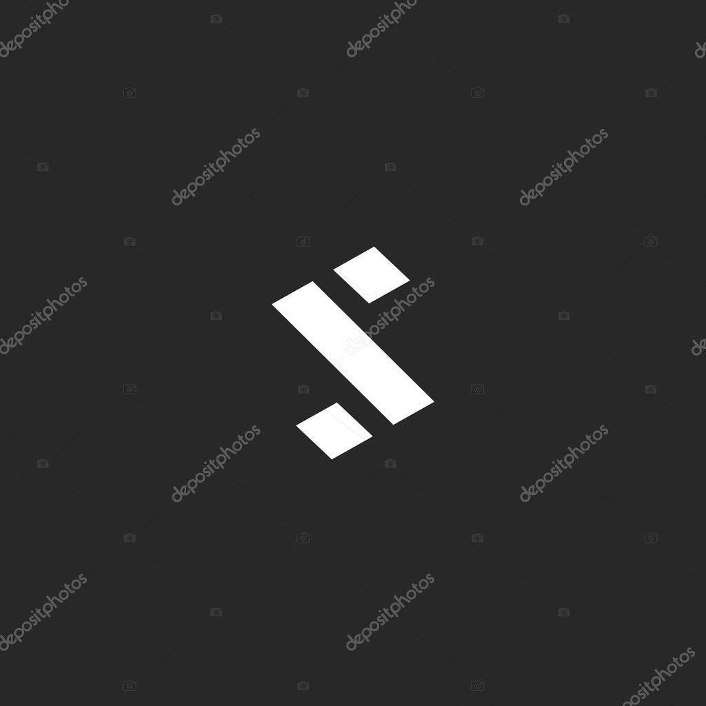 Letter S logo, abstract percent tech sign, mockup business card symbol