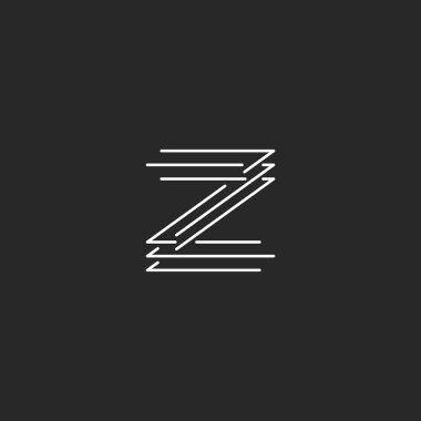 Letter Z logo modern monogram
