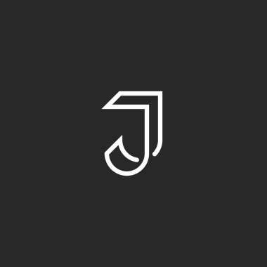 J harfi logo monogram
