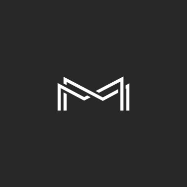 A harfi monogram logosu