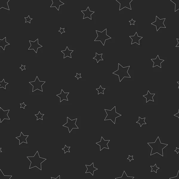 Hipster seamless pattern of stars — Stock Vector