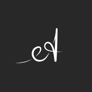 A harfi monogram logosu