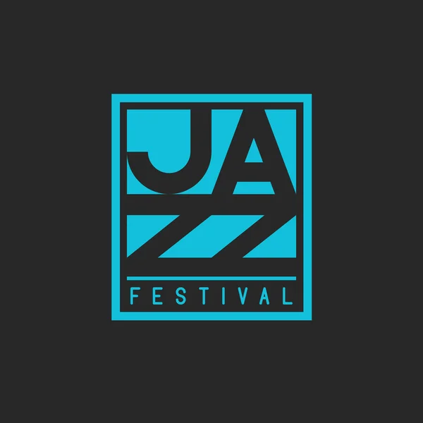Плакат джазового фестиваля — стоковый вектор