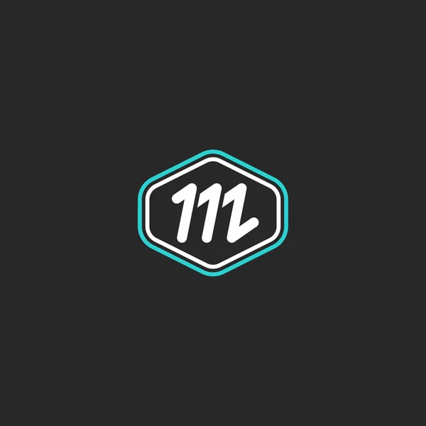 Monogram litery M logo — Wektor stockowy