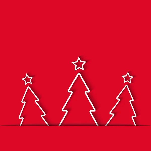 Christmas tree poster — Stock Vector