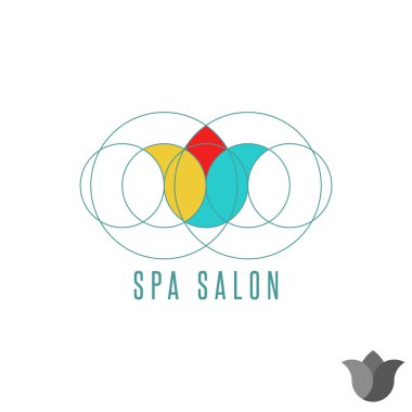 Lale çiçek grafik tasarım logo