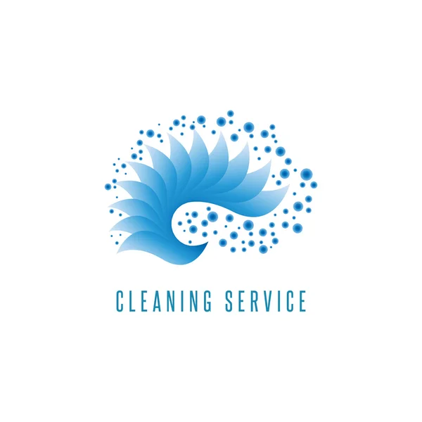 Sprzątanie usługi logo — Wektor stockowy