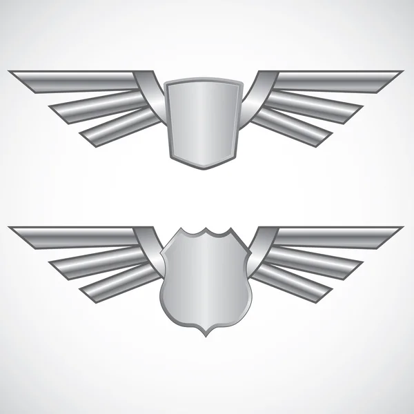 翼鋼デザイン要素 — ストックベクタ