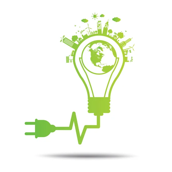 Yeşil ekoloji çevre dostu .