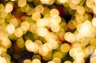 Dairesel bokeh arka plan, Noel ve yeni yıl