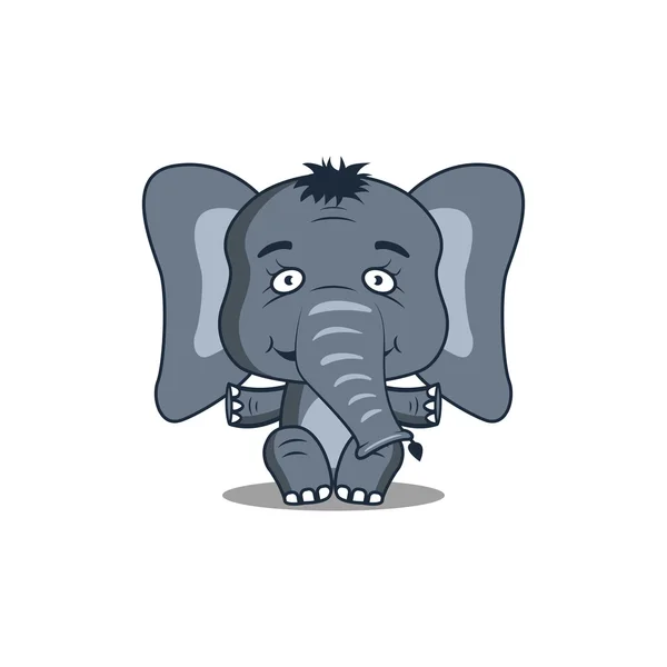 Illustrations vectorielles éléphant — Image vectorielle