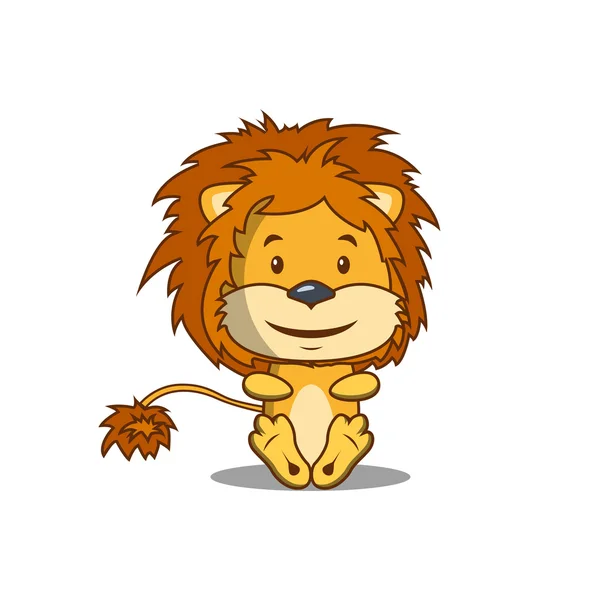 Illustrations vectorielles garçon lion — Image vectorielle