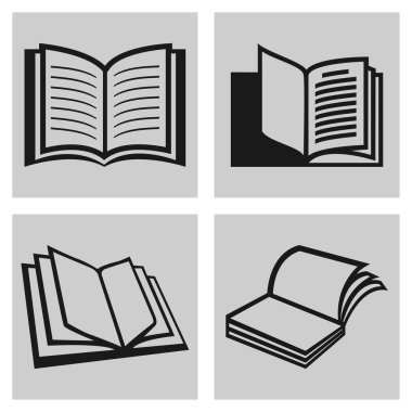 kitap simgeleri ayarlandı.