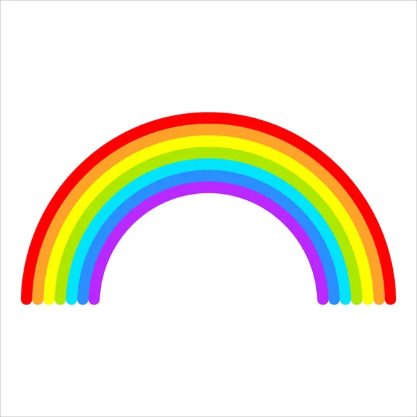 Icono Del Arco Iris Ilustración Vectorial — Archivo Imágenes Vectoriales