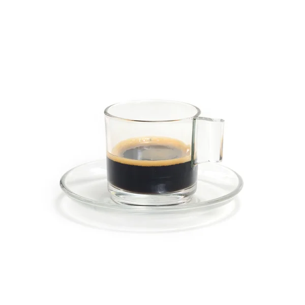 Espresso coffee isolate on white background — Stock Photo, Image