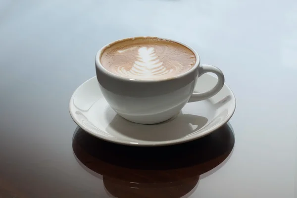 Café capuchino fondo de baño caliente — Foto de Stock