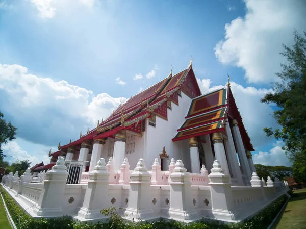 Ancien Temple Wat Mongkhon Bophit Temple Antique Bouddhiste Thaïlandais Dans — Photo