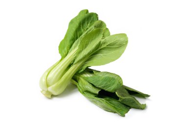 Çin lahanası izole beyaz arka plan üzerinde