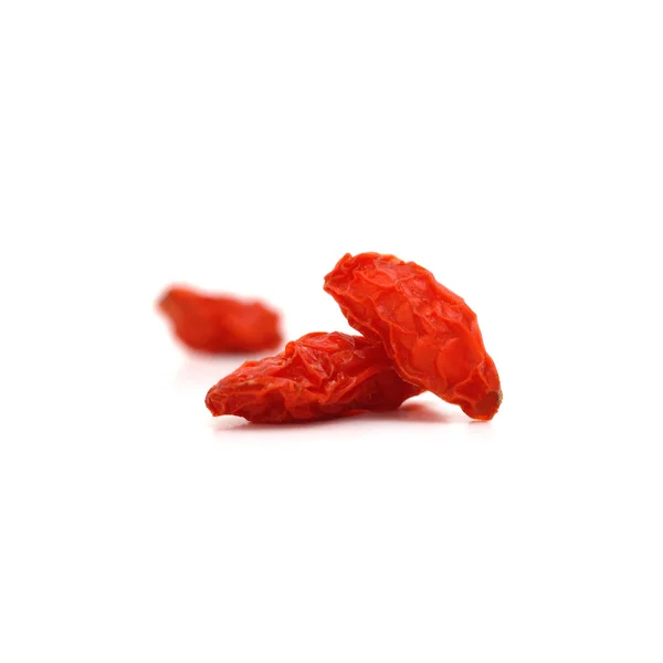 Fermer Isolat tibétain de Goji Berry sur blanc — Photo