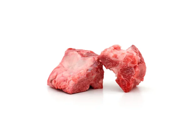 Frisches rohes Fleisch mit Knochen — Stockfoto