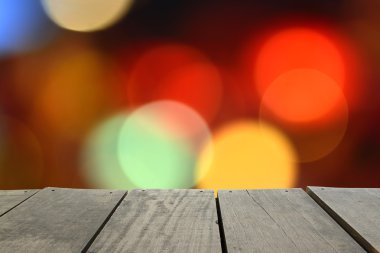 Bulanıklık ve Teras ahşap ve pub için arka plan kullanım güzel soyut renkli aydınlatma görüntü bulanıklığı