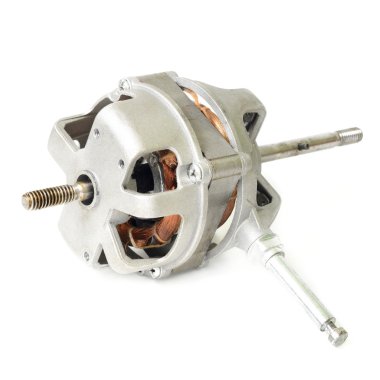 Jeneratör fan izole beyaz arka plan üzerinde