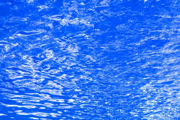 Blue wave in river as texture background — Stock Photo, Image