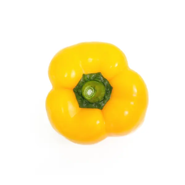 Yellow pepper over white background (Vegetable) — Stock Photo, Image