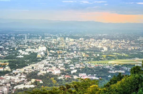 Landscape of Chiangmai city in Thailand country — Stock Photo, Image