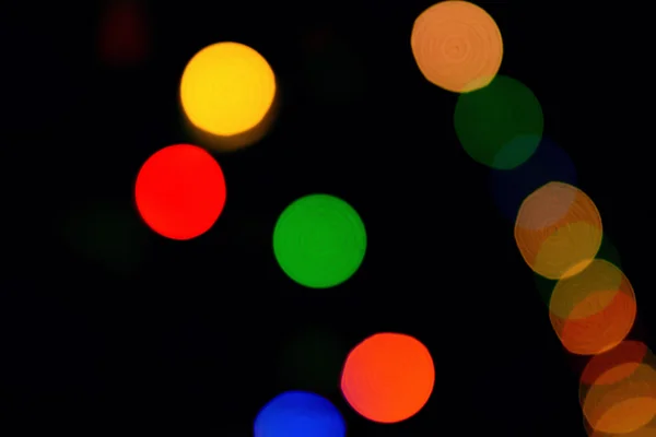 L'anno nuovo riflette bokeh d'illuminazione come struttura di sfondo — Foto Stock