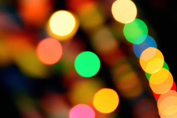 Ano Novo refletir bokeh de iluminação como textura de fundo — Fotografia de Stock