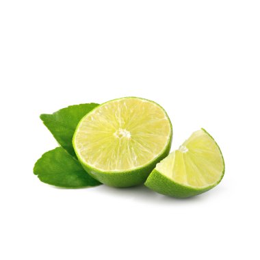 Lime isolate on white background (Lemon fruit) clipart