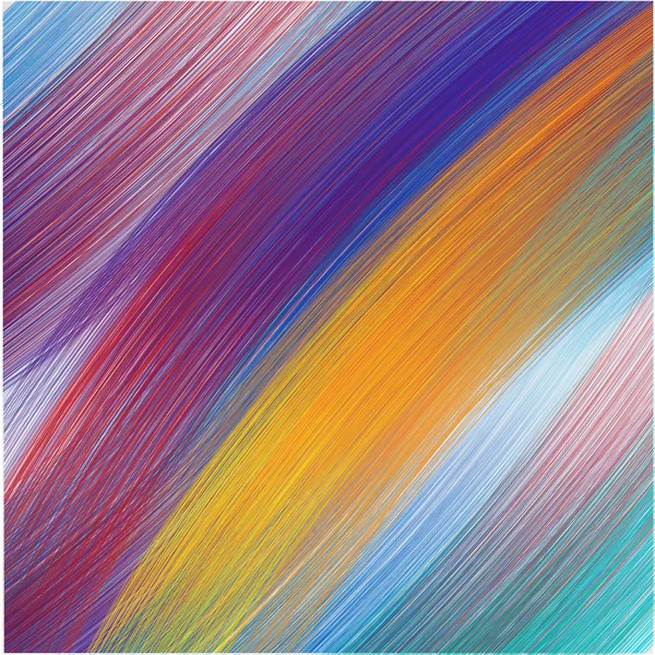 Πολύχρωμο φόντο χρώμα βούρτσα. βούρτσα εγκεφαλικό επεισόδιο υφή, διανυσματικά εικονογράφηση — Διανυσματικό Αρχείο