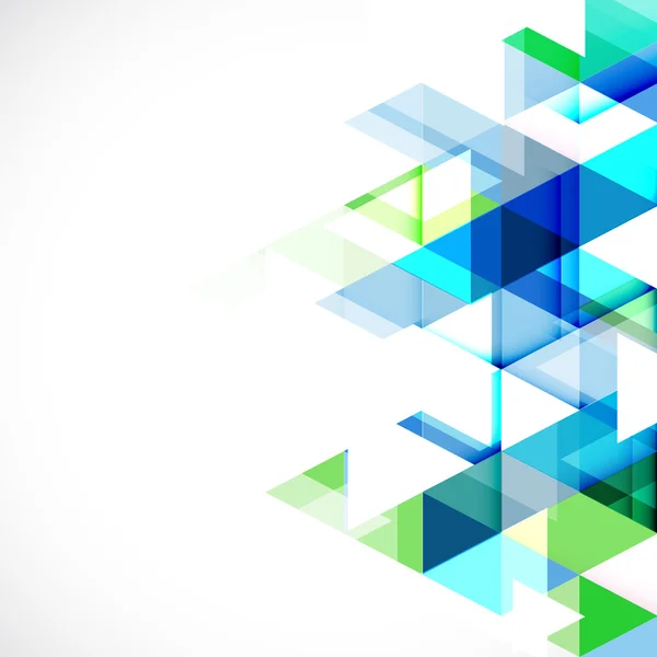 Abstracte driehoek moderne sjabloon voor bedrijfs- of technologie presentatie, vectorillustratie — Stockvector