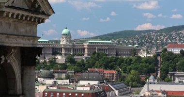 Macaristan 'da Budapeşte ve Tuna seti havacılık manzarası
