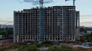 Timelapse Modern Apartman İnşaatı