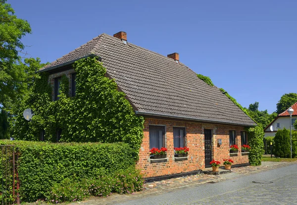 Maisons Campagne Typiques Kap Arcona Sur Île Rugen Allemagne — Photo